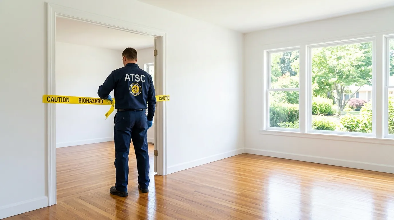 Certified biohazard cleanup crew performing Crime Scene Cleanup in Wimauma